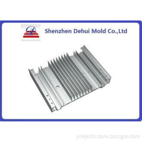 CNC Machining Aluminum Heat Sink Extrusion Profiles With Po